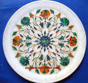 Beautiful Marble Inlay dining Plates - Product Image 1