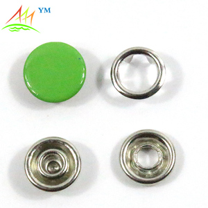 Tùy chỉnh đầy màu sắc kim loại vòng prong Snap nút với sequins trang trí mạ kỹ thuật - Product Image 6