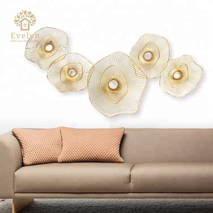 Gold Metal Modern Wall Art Decoration <strong>China</strong> <strong>Import</strong> <strong>Items</strong> <strong>Decor</strong> <strong>for</strong> <strong>Home</strong> - Product Image 1