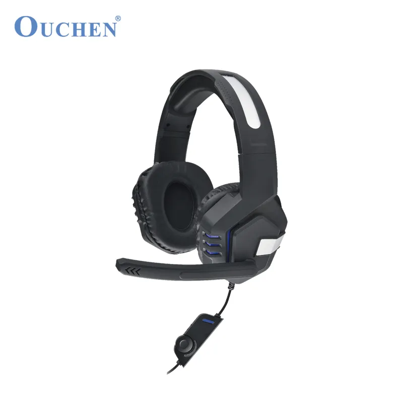 2019 Technological comfortable over-the-ear fit wired Gaming Headphone with Deluxe padded headband