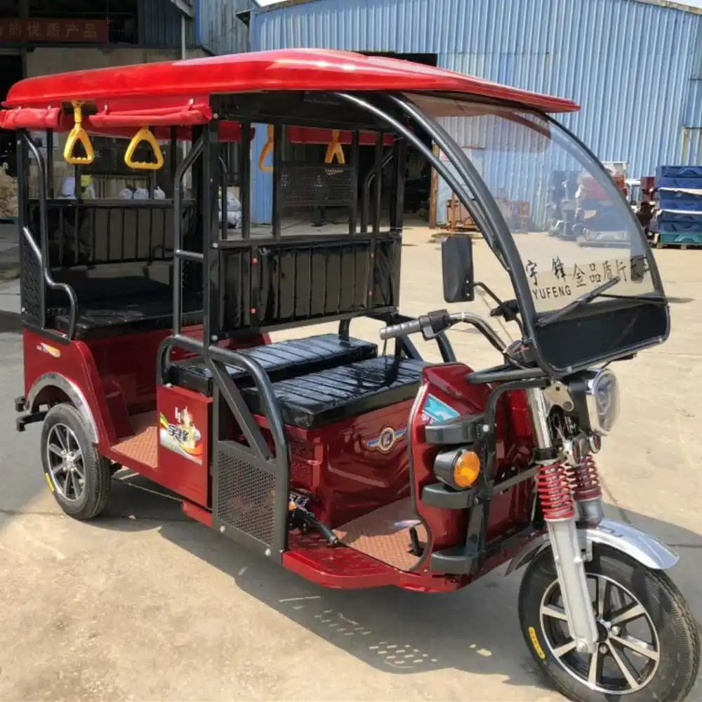 Индийская Аккумуляторная Автоматическая Электронная рикша с китайского завода