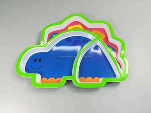 Animal moderno forma su propio diseño personalizado <span class=keywords><strong>de</strong></span> impresión <span class=keywords><strong>de</strong></span> <span class=keywords><strong>melamina</strong></span> <span class=keywords><strong>de</strong></span> la cena <span class=keywords><strong>de</strong></span> Navidad plato dividido - Product Image 2