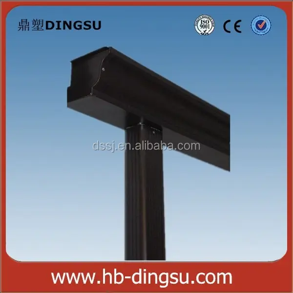 Talang Air dan Saluran Masuk Persegi, PVC Putih/Hitam/Biru/Abu-abu