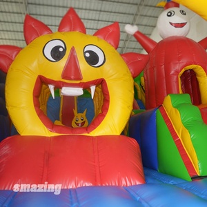 Castillo Inflable <span class=keywords><strong>de</strong></span> Alta Calidad con Tobogán y Zona <span class=keywords><strong>de</strong></span> <span class=keywords><strong>Juegos</strong></span>/ <span class=keywords><strong>Juegos</strong></span> Inflables en Venta - Product Image 4
