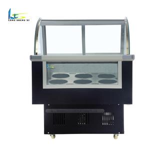 Vitrina de vidrio deslizante para helados, <span class=keywords><strong>expositor</strong></span> de helados usados, Vitrina refrigerada - Product Image 1