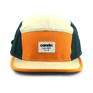 Custom blank five panels cap hat