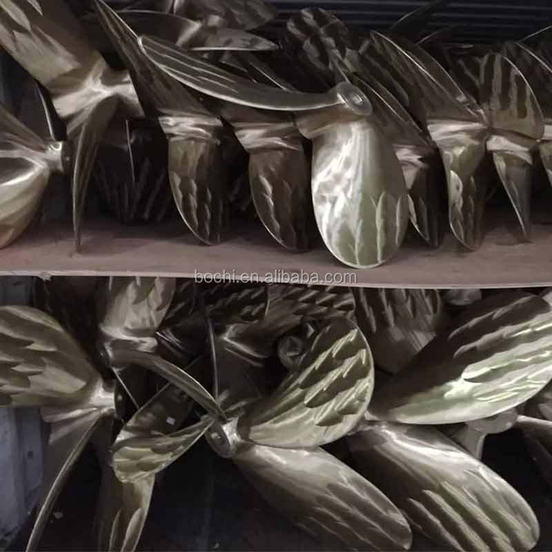 Медный четыре лезвия кранового судна винт для лодки