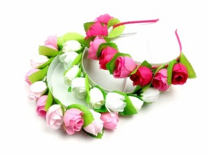 Hotting vente floral fleur hairband <span class=keywords><strong>fantaisie</strong></span> diadème couronne fleur hairband - Product Image 2