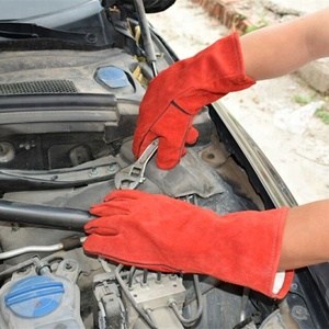 <span class=keywords><strong>Seguridad</strong></span> Industrial equipment cowhide leather hand protect gloves welding - Product Image 4