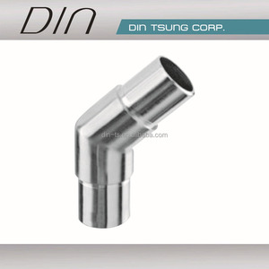 Conector de Tubo de Acero Inoxidable de 90 Grados para Barandillas de Escaleras, Diseño Industrial, Resistente a la Corrosión - Product Image 1