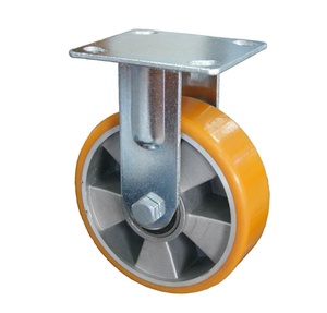 ล้ออลูมิเนียมเคลือบ PU สำหรับงานหนัก พร้อมเบรก ขนาด 4 5 <span class=keywords><strong>6</strong></span> 8 นิ้ว - Product Image 4