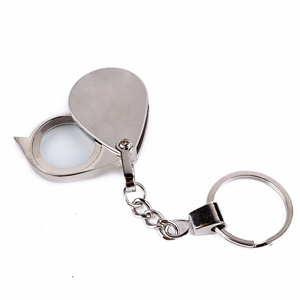 Hộp màu 1 cái y tế bagket 8x Kính lúp Ống kính phóng đại di động jewfirst Viện trợ Kit Keychain pouchnifying kính bạc tay miễn phí - Product Image 2