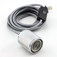 Douille de lampe LED E27 à visser, style simplicité moderne, 250V, en cuivre/laiton, pour suspensions, certifiée CE RoHS, garantie 2 ans