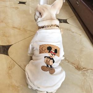 GMTPET Pet Apparel Factory Wholesale OEM Custom Printing Logo Fashionable Cotton <strong>Pug</strong> Bulldog TShirt Summer Cloth Pet Dog <strong>Clothes</strong> - Product Image 2
