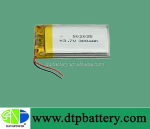 302535 0.925wh 3,7 V lithium rechargeable Li-Po battery 250 mAh - Product Image 6