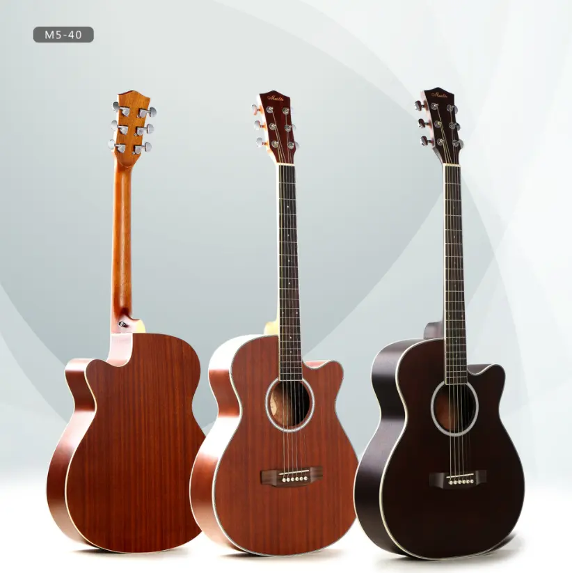 Wholesale promotion sapele guitar in good price