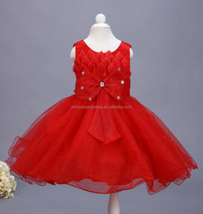 Caliente al por mayor de niña de las flores patrones vestido de la muchacha de la boda vestido de fiesta vestido de la muchacha - Product Image 3