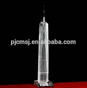 2015 exquisited 3D cristal F Tower modelo, todo el vidrio torre de <span class=keywords><strong>La</strong></span> Libertad Nueva York recuerdo - Product Image 2