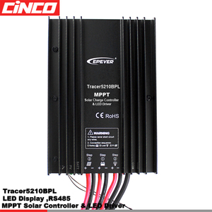 EVEVER EPSOLAR MPPT Tracer5210BPL 태양열 충전 컨트롤러 <span class=keywords><strong>20A</strong></span> 12V/24V 리튬 배터리 가로등 제어 충전기 컨트롤러 - Product Image 2