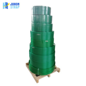 Căng Thẳng Cao Sức Mạnh <span class=keywords><strong>Polyester</strong></span> Đóng Gói Băng Dây Đeo Màu Xanh Lá Cây Nhựa PET Strap PET Belt Đóng Đai Băng Nhựa - Product Image 5