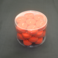 Vente en gros Cylindre d'emballage en plastique transparent de haute qualité personnalisé Boîtes d'emballage pour pot de bougie fondant à la cire Conteneur avec couvercle