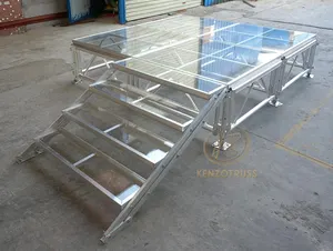 4x4ft Aluminium Tahap Platform Outdoor Panggung Konser Desain