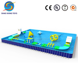 Personnalisé Commercial <span class=keywords><strong>Piscine</strong></span> D'eau Jeu Gonflable Défi Flottant Obstacle Cours Pour Vente - Product Image 4