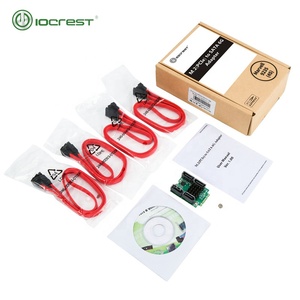 ช่องใส่ <span class=keywords><strong>M</strong></span>.2 B + <span class=keywords><strong>M</strong></span> คีย์เป็นการ์ดควบคุมอะแดปเตอร์ 4 พอร์ต SATA 6G - Product Image 5