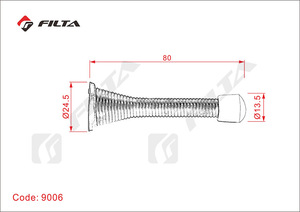Fermaporta Scorrevole in Gomma, Fermaporta <span class=keywords><strong>Magnetico</strong></span> a Molla con Perno per Cerniera - Product Image 5