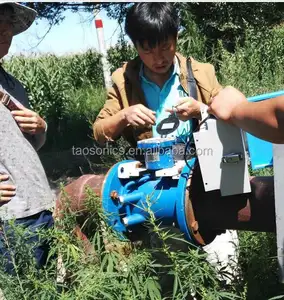 Compteur de débit d'eau ultrasonique à piles, outil de mesure, prix d'usine