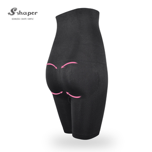 Yetişkinler için yastıklı kalça dikişsiz iç çamaşırı ile S-SHAPER yüksek bel dar şort nefes <span class=keywords><strong>Bodysuit</strong></span> Logo kabul