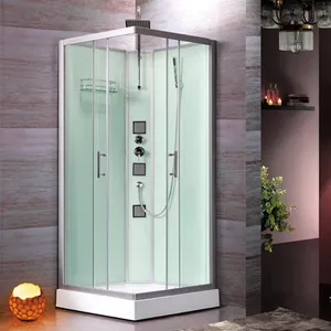 K-5021 8Mm 투명 유리 간단한 디자인 쿠웨이트 저렴한 가격 사용자 정의 샤워 캐빈 인클로저 상단 샤워