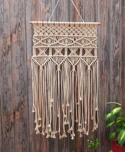 Tapiz colgante de pared de macramé 2019 100% algodón hecho a mano diseño moderno ecológico de Home Decor Inc. - Product Image 4
