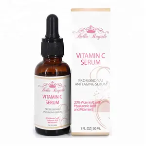 MOQ50 özelleştirmek organik C vitamini yüz Serum Anti kırışıklık karşıtı ve Anti-age