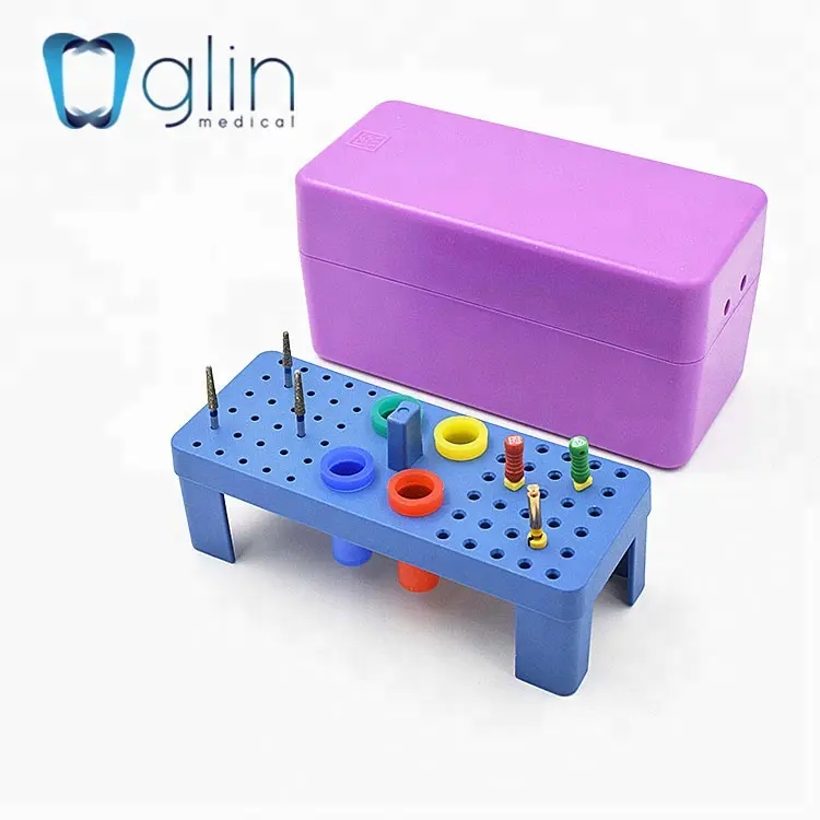 Colorful Multifunction Diamond Burs and Endo Files Sterilizable Endo Box