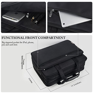 Bolso <span class=keywords><strong>para</strong></span> portátil de <span class=keywords><strong>17</strong></span> <span class=keywords><strong>pulgadas</strong></span>, maletín de viaje con organizador - Product Image 3