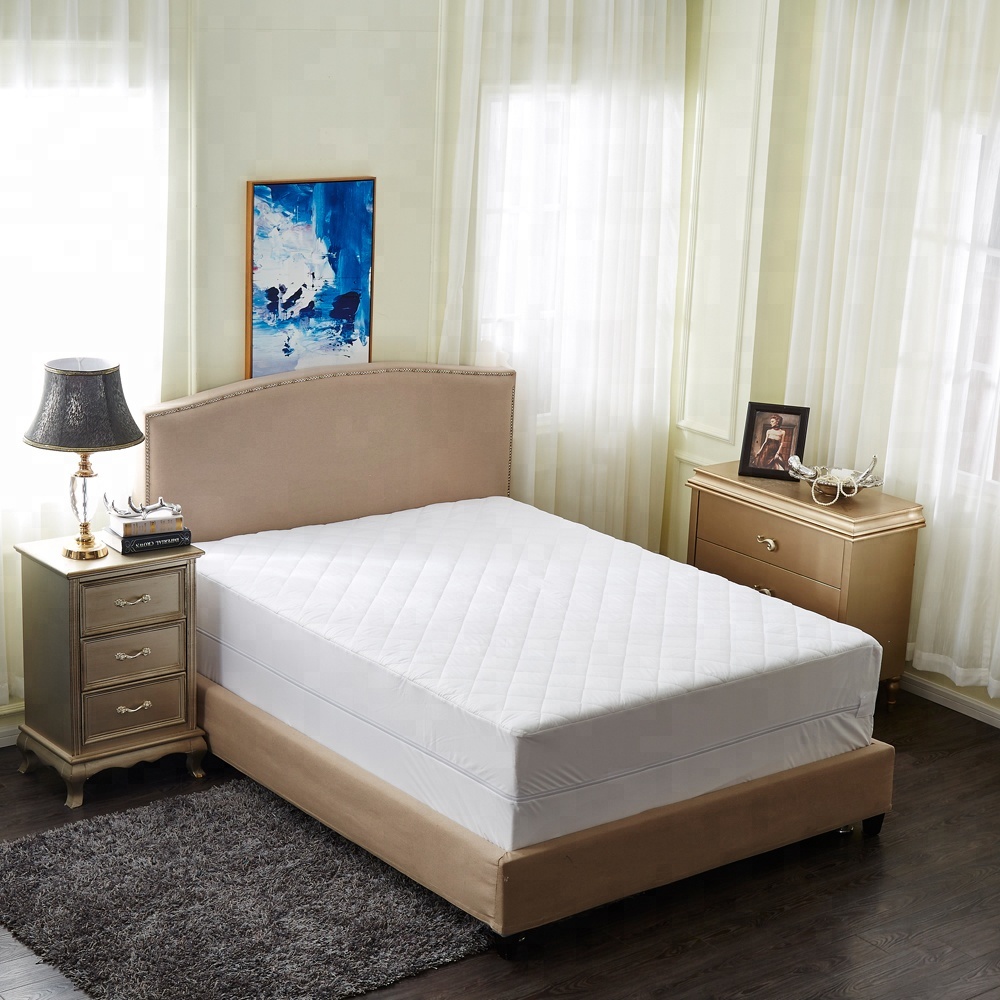 Непромокаемые простыни с защитой от клещей из 100% хлопка, махровое покрытие матраса для отеля