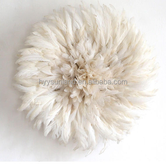 W5300 Новая модная шляпа Juju из чистого белого пера