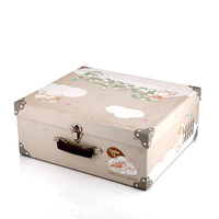 Boîtes multicolores mignonnes en carton pour mariage, mallette fantaisie en papier personnalisée, boîte cadeau pour bonbons avec joli nœud, 50 pièces