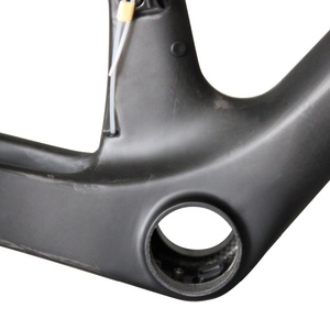 Cadre de vélo de <span class=keywords><strong>route</strong></span> en fibre de carbone RD01, axe transversale, freins à disque, avant 100x15, arrière 142x12mm - Product Image 4