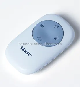 Heiman Zigbee 3.0 smart remote controller for alarm system, arm, disarm, sos, home arm functions