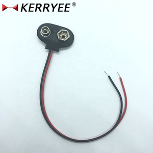 <span class=keywords><strong>Connecteur</strong></span> de clip de batterie, 20 pièces, n ° 26, 2 fils <span class=keywords><strong>9V</strong></span> - Product Image 1