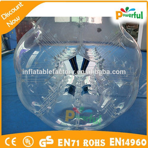 2015 loco y durable de gigante inflable pelota de fútbol, la bola de parachoques, humanos de la burbuja de bola para la venta - Product Image 3