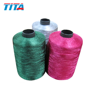 Encaje de guipur se poliéster brillante 150D/3 hilo de bordado - Product Image 4