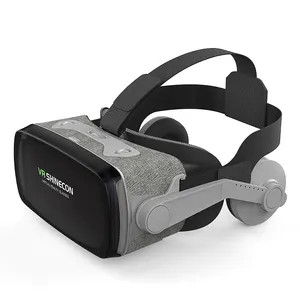 VR SHINECON سماعات VR مع قابل للتعديل سماعة رأس ستيريو ل 3D أشرطة الفيديو