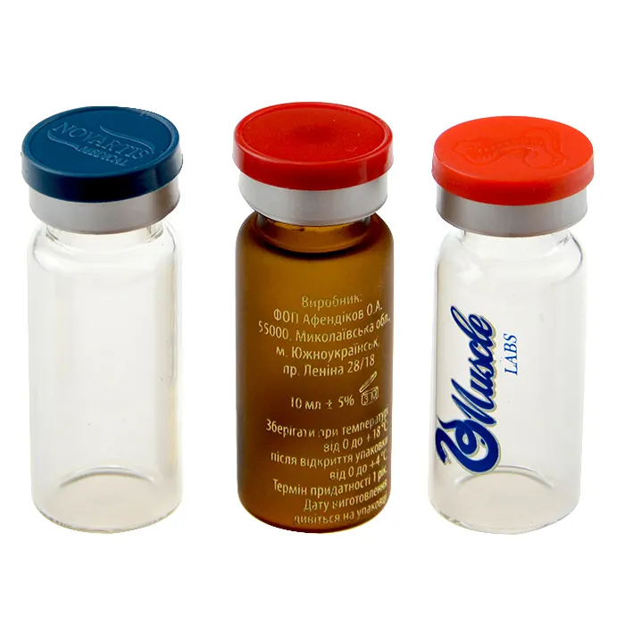 nieuwe gegoten glazen flesje recycling 10ml farmaceutische injectieflacons