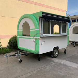 <span class=keywords><strong>Carrito</strong></span> de Comida Móvil para Pizza 2025, Precio Económico, Buena Calidad, Remolque de Comida con Máquina de Snacks, con Toldo y Parasol - Product Image 2