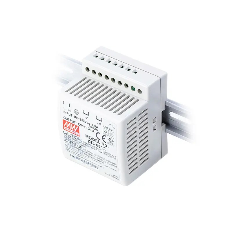 평균 잘 DR-4512 12V 45W din 레일 전원 공급 장치