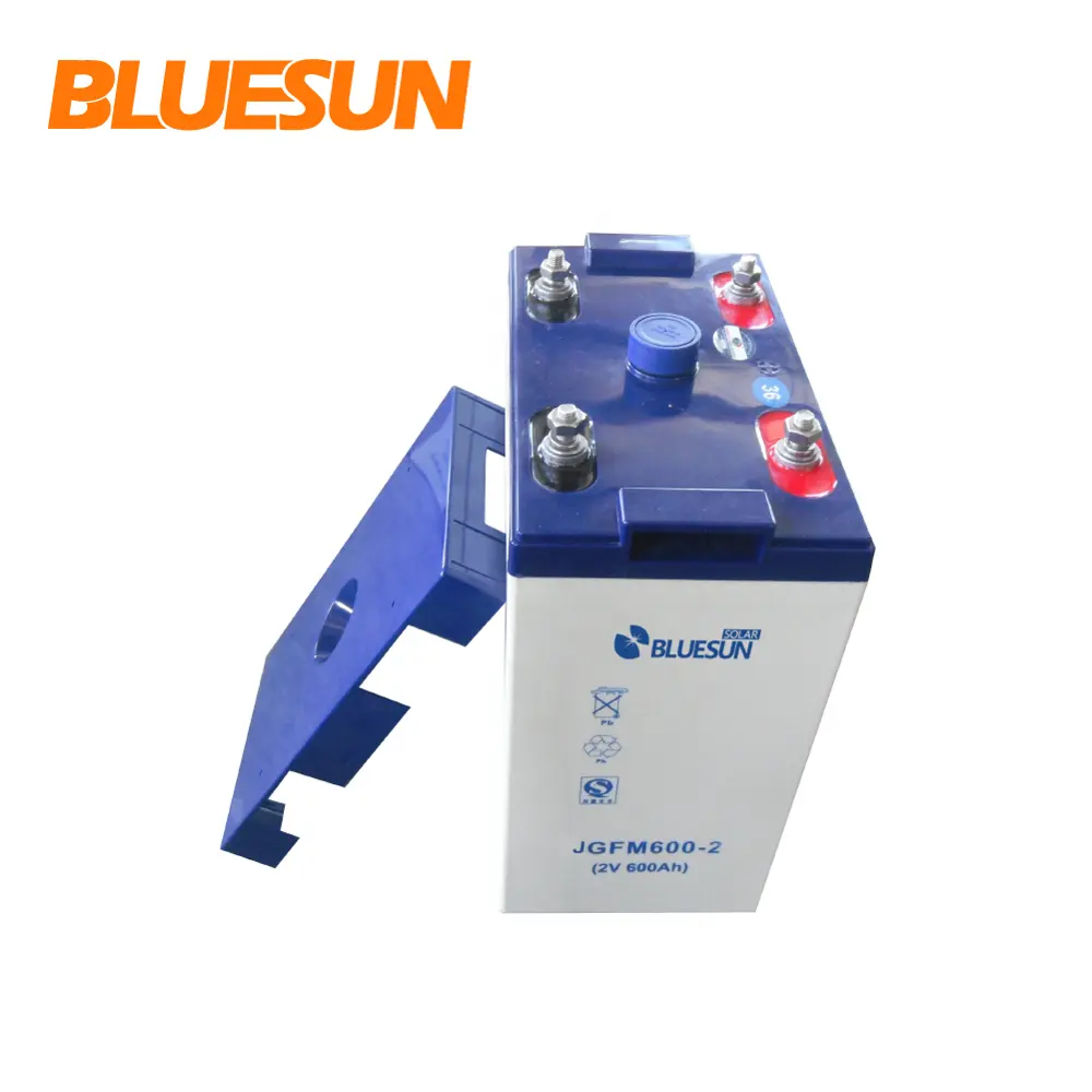 Bluesun 600ah Baterai 48V 600ah Dalam Siklus Surya Baterai 6V 600ah 2V 800ah12v Baterai Surya 600ah