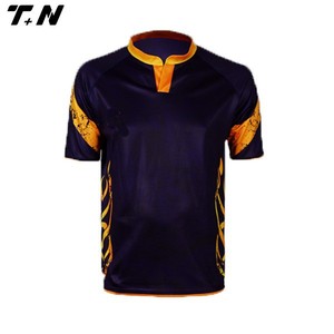 Cheap plain All Black rugby jersey for men - Product Image 2